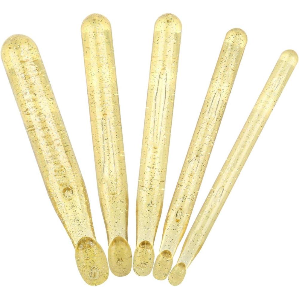 image:imageKatech 5 pcs Crochet Hooks Large Sizes 12mm  15mm  18mm  20mm  25mm Plastic Crochet Needles Set Ergonomic Crochet Hook Kit DIY Yarn Weave Tool for Knitting Blanket Shawl Carpet Sweater Scarf