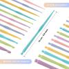 Katech 12 pcs Crochet Hooks Different Sizes (2.0-10.0 mm) Ergonomic Plastic Handle Crochet Knitting Needles Set DIY Craft Yarn Weaving Tools for Crochet Enthusiasts to Make Socks, Hat, Scarf, Bag, Cap(pink)