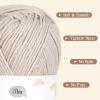 Katech 1OO% Cotton Yarn for Crocheting & Knitting–12-Color of 137 Yards/1.76 oz Baby Cotton Yarn Sport Weight CYC #2-Soft & Breathable-Ideal for Dishcloths, Baby Clothes, Potholders(B)