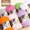 Katech 1OO% Mercerized Cotton Yarn for Crocheting & Knitting–Soft Sport Weight CYC #2, 4 Pcs 3.52 Oz (100g)/273 Yd (250m), Ideal Crochet Yarn for Blankets, Clothes, Opera Cape, Bags, Dishcloth (A)(Cream)