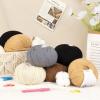 Katech 20 Skeins Cotton Yarn for Crocheting-55% Cotton 45% Acrylic-4 Medium (Worsted)-Super Soft Milk Cotton Yarn-Great Crochet and Knitting Starter Kit for Colorful Craft(Color D)