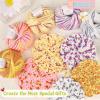Katech 20 Skeins Cotton Yarn for Crocheting-55% Cotton 45% Acrylic-4 Medium (Worsted)-Super Soft Milk Cotton Yarn-Great Crochet and Knitting Starter Kit for Colorful Craft(Color G)