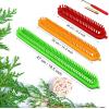 Katech 3 pcs Rectangle Knitting Looms Set Dense Pegs Loom Knitter Different Sizes Colorful Plastic Weaving Looms Set DIY Yarn Weaving Kits with a Crochet Hook and Needle (Color is Random)(3pcs Set (Dense Pegs))
