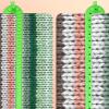 Katech 3 pcs Rectangle Knitting Looms Set Dense Pegs Loom Knitter Different Sizes Colorful Plastic Weaving Looms Set DIY Yarn Weaving Kits with a Crochet Hook and Needle (Color is Random)(3pcs Set (Dense Pegs))