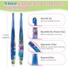 Katech 5mm Crochet Hooks with Floral Pattern-Elegant &Unique Crochet Needles-Longer Smooth Glide Crocheting Hook for Arthritic Hands, Beginners & Professional Ideal Crochet Gift(H)(9.0mm)