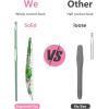 Katech 5mm Crochet Hooks with Floral Pattern-Elegant &Unique Crochet Needles-Longer Smooth Glide Crocheting Hook for Arthritic Hands, Beginners & Professional Ideal Crochet Gift(H)(3.0mm)