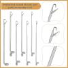 Katech 7 pcs Latch Crochet Hooks Sewing Needles DIY Weave Knitting Tools for Revamping Sweater or Socks