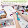 Katech Crochet Hooks Kit with Case, 85-Piece Crochet Hooks Set, Ergonomic Crochet Hook Crochet Needles Weave Yarn Kits DIY Hand Knitting Art Tools for Beginners and Experienced Lovers(Flowers Pattern)