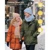 Katech Crochet Kit for Beginner-Crochet Kit for Adults – Complete Set Learn to Crochet Hat, Scarf, Knitting Starter Kit with Step-by-Step Instructions 6 Crocheting Yarn (Blue)(macaron)