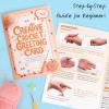 Katech Crochet Kit for Beginners Adults & Kids – Greeting Card Beginner Crochet Kit for Adults with Step-by-Step Tutorial Learn to Crochets, Greeting Card Knitting Set for Any Occasion Gifts