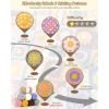 Katech Crochet Kit for Beginners Adults & Kids-Learn to Crochet Granny Square Kit with Step-by-Step Video-Enough Yarn for Crocheting-Crochet Blocking Mat and All Accessories You Need(Grp-C)