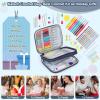 Katech Crochet Kit for Beginners, Beginner Crochet Kit for Adults-Crochet Kits Includes Crochet Hooks Knitting Bag Crochet Yarn for Crocheting Instruction Knitting Kit Crochet Supplies Gift(Blue)