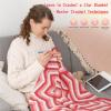 Katech Crochet Kit for Beginners, Learn to Crochet Granny Square Star Blanket Kits w/Step-by-Step Video Tutorials-Complete Beginner Crocheting Kit for Adults Kids-Easy Knitting Kit w/Enough Soft Yarn(pink)