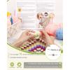 Katech Crochet Kit for Beginners,Beginner Crochet Kits for Adults Kids-Learn to Crochet Granny Squares Blanket Kit w/Easy to Follow Instructions Enough Yarn for Crocheting-Knitting Kit for Beginners