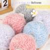 Katech Dreamy Yarn for Crocheting & Knitting-Super Soft Yarn with Colorful Spots-2 Pack of 142Yds/3.52Oz-44% Polyester 40% Nylon 13% Acrylic 3% Wool-Ideal for Blankets, Scarves, Shawls & Garments (D)