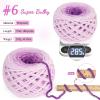 Katech Fluffy Ombre Yarn for Crocheting-2 Pcs of 285g/10.05oz-#6 Super Bulky Velvet Chenille Yarn for Knitting, Soft Fuzzy Gradient Cake Yarns for Baby Blanket, Scarf, Throw Pillow, Doll, hat(Purple)(Purple Ombre)