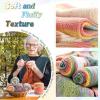 Katech Gradient Cake Yarn for Crocheting & Knitting – Ombre Yarn with Vibrant Colors, Soft Cotton for Scarves, Shawls, Blankets & Garments (4x100g)(Color B)