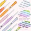 Katech Inline Crochet Hooks Set for Beginners, 8 Pcs 2.5mm-6mm(C-J) Non Slip Crochet Hooks Ergonomic Soft Grip for Crocheting Arthritic Hands, Deep Hook Crochet Needles for Yarn Craft