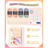 Katech Knitting Kit for Beginner Adults, 6 Pcs Socks Yarn for Knitting Kit W/Step-by-Step Instruction and Knitting Needles, Knitting Starter Kit for Learn-to-Knit Craft Kits for Adults Gift(blue 2)