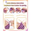 Katech Knitting Kit for Beginner Adults, 6 Pcs Socks Yarn for Knitting Kit W/Step-by-Step Instruction and Knitting Needles, Knitting Starter Kit for Learn-to-Knit Craft Kits for Adults Gift(blue 2)