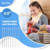 Katech Knitting Needles Set for Beginners, 9 Pairs Circular Knitting Needles Set and 22 Pcs Single Pointed Knitting Needle Set with Tote Bag Knitting Accessories Knit Supplies(9.8 inch（Single Pointed）)