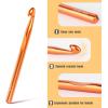Katech Large Crochet Hook Set- 3PCS 15mm, 12mm, 10mm Aluminum Hooks for Chunky Yarn, Ergonomic Handle for Arthritic Hands