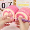 Katech Ombré Yarn for Crocheting-Gradient Cake Yarn-4x100g 60% Cotton 30% Acrylic 10% Wool-Ombré Multicolor Soft Rainbow Cotton Crochet Yarn for Scarves, Shawls, Blankets and Garments(G)(Q)