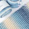 Katech Ombré Yarn for Crocheting-Gradient Cake Yarn-4x100g 60% Cotton 30% Acrylic 10% Wool-Ombré Multicolor Soft Rainbow Cotton Crochet Yarn for Scarves, Shawls, Blankets and Garments(G)(G)
