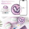 Katech Ombré Yarn for Crocheting-Gradient Cake Yarn-4x100g 60% Cotton 30% Acrylic 10% Wool-Ombré Multicolor Soft Rainbow Cotton Crochet Yarn for Scarves, Shawls, Blankets and Garments(G)(C)