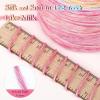 Katech Ombré Yarn for Crocheting-Gradient Cake Yarn-4x100g 60% Cotton 30% Acrylic 10% Wool-Ombré Multicolor Soft Rainbow Cotton Crochet Yarn for Scarves, Shawls, Blankets and Garments(G)(J)