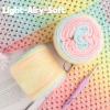 Katech Ombré Yarn for Crocheting-Gradient Cake Yarn-4x100g 60% Cotton 30% Acrylic 10% Wool-Ombré Multicolor Soft Rainbow Cotton Crochet Yarn for Scarves, Shawls, Blankets and Garments(G)(P)