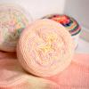 Katech Ombre Yarn for Crocheting Knitting-Gradient Cake Variegated Soft Yarn with Vibrant Colors,Multicolor-Perfect for Blankets, Scarves, Shawls and Garments (Color C)(Color C)