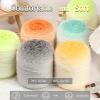Katech Ombre Yarn for Crocheting-Large Skein of Gradient Yarn Cake-2 Pack of 200g/7.05 oz-80% Acrylic,20% Nylon- #4 Medium-Perfect for Star Blankets, Scarves, Shawls and Garments (A)(Color F)