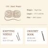 Katech Pure Cotton Yarn for Crocheting & Knitting–Soft Sport Weight CYC #2, 6 Skeins (50g Each, 300g Total), Ideal Crochet Yarn for Dishcloths, Baby Clothes, Socks, Lightweight Scarves（Soft White）(Beige)