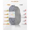 Katech T-Shirt Yarn in Pink for Crocheting, 4x100g/130yds Elastic Fabric Kit for Knitting & Hand DIY Projects, Home Decor(lightkahki)
