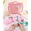 Katech T-Shirt Yarn in Pink for Crocheting, 4x100g/130yds Elastic Fabric Kit for Knitting & Hand DIY Projects, Home Decor(pink)