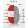 Katech T-Shirt Yarn in Pink for Crocheting, 4x100g/130yds Elastic Fabric Kit for Knitting & Hand DIY Projects, Home Decor(red)