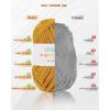 Katech T-Shirt Yarn in Pink for Crocheting, 4x100g/130yds Elastic Fabric Kit for Knitting & Hand DIY Projects, Home Decor(turmeric)