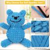 Katech Velvet Chenille Yarn for Crocheting-6 Pack of 50g/1.76oz-4 Medium (Worsted), Sparkle Chenille Yarn for Knitting, Fluffy Plush Baby Yarns for Blankets, Stuffed Animals, Scarves(Bright Yellow)(Deep Black)