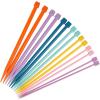 Katech 14 pcs Knitting Needles Set, 4mm-10mm Single Pointed Knitting Needles for Beginners, 10 inch Straight Knitting Needle Size 10 for Knitting Sweater, Scarf(Stitches Won’t Slip Off)(10inch Single pointed(4mm-10mm))