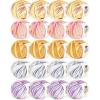 Katech 20 Skeins Cotton Yarn for Crocheting-55% Cotton 45% Acrylic-4 Medium (Worsted)-Super Soft Milk Cotton Yarn-Great Crochet and Knitting Starter Kit for Colorful Craft(Color G)
