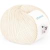 Katech 20 Skeins Cotton Yarn for Crocheting-55% Cotton 45% Acrylic-4 Medium (Worsted)-Super Soft Milk Cotton Yarn-Great Crochet and Knitting Starter Kit for Colorful Craft(Beige)