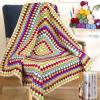 Katech Crochet Kit for Beginners,Beginner Crochet Kits for Adults Kids-Learn to Crochet Granny Squares Blanket Kit w/Easy to Follow Instructions Enough Yarn for Crocheting-Knitting Kit for Beginners