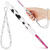 Katech Ergonomic Crochet Hook, Aluminum Soft Grip Crochet Hooks for Beginners and Arthritic Hands, Soft Clay Crochet Needle with Cow Motif and Bead Chain-Ideal Gift for Crocheter (8.0mm)(4.5mm)