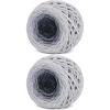 Katech Fluffy Ombre Yarn for Crocheting-2 Pcs of 285g/10.05oz-#6 Super Bulky Velvet Chenille Yarn for Knitting, Soft Fuzzy Gradient Cake Yarns for Baby Blanket, Scarf, Throw Pillow, Doll, hat(Purple)(Black Ombre)