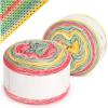 Katech Ombre Yarn for Crocheting Knitting-Gradient Cake Variegated Soft Yarn with Vibrant Colors,Multicolor-Perfect for Blankets, Scarves, Shawls and Garments (Color C)(Color B)