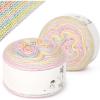 Katech Ombre Yarn for Crocheting Knitting-Gradient Cake Variegated Soft Yarn with Vibrant Colors,Multicolor-Perfect for Blankets, Scarves, Shawls and Garments (Color C)(Color D)