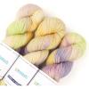 Katech Wool Yarn for Crocheting- 3 Pack 10.58oz/300g Cashmere Yarn- 52% Wool, 10% Cashmere, 38% Polyester, DK Weight Yarns #3-885 Yards Hand Dyed Yarns for Knitting Socks Sweater Shawl-Black Red(gradient F)