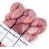 Katech Wool Yarn for Crocheting- 3 Pack 10.58oz/300g Cashmere Yarn- 52% Wool, 10% Cashmere, 38% Polyester, DK Weight Yarns #3-885 Yards Hand Dyed Yarns for Knitting Socks Sweater Shawl-Black Red(gradient B)