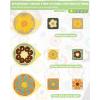 Katech Crochet Kit for Beginners, Crochet Kit for Adults Advanced Learn to Crochet Floral Granny Square Kit W/Crochet Blocking Mat Enough Yarn, Beginner Crochet Kit W/Step-by-Step Instructions